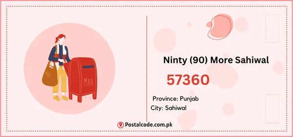 Ninty 90 More Sahiwal Postal Code Post Code Zip Code