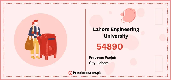 Lahore Engineering University Postal Code