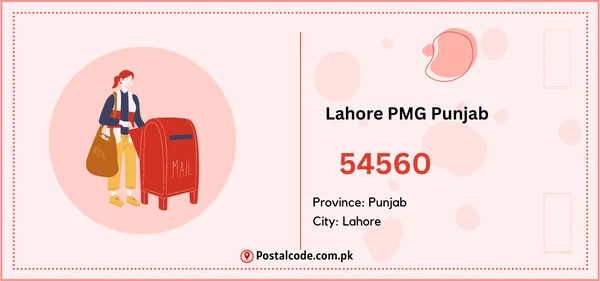 Lahore PMG Punjab Postal Code