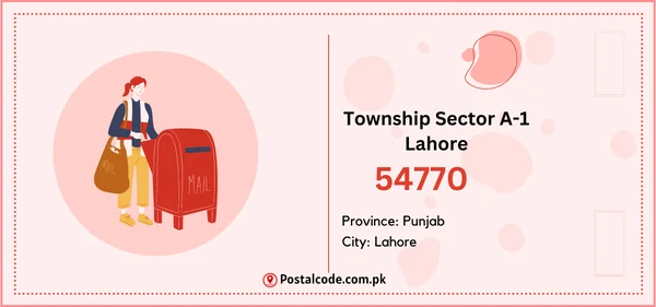 Township Sector A-1 Lahore Postal Code