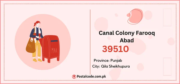 Canal Colony Farooq Abad Postal Code