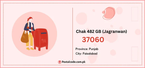 Chak 482 GB (Jagranwan) Postal Code