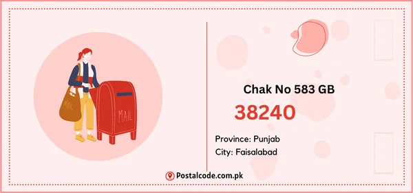 Chak No 583 GB Postal Code