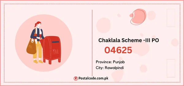 Chaklala Scheme -III PO Postal Code