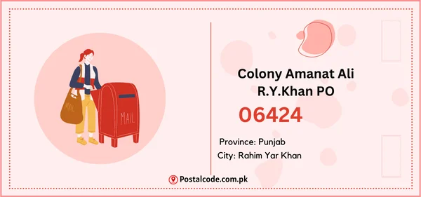 Colony Amanat Ali R.Y.Khan PO Postal Code