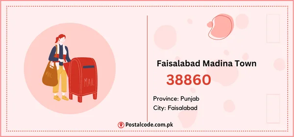 Faisalabad Madina Town Postal Code