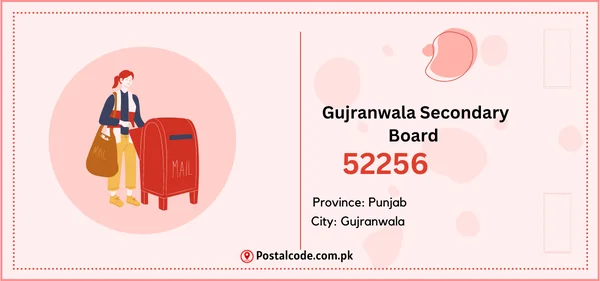 Gujranwala Secondary Board Postal Code