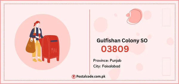 Gulfishan Colony SO Postal Code