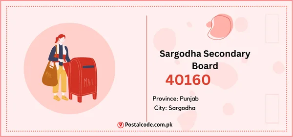 Sargodha Secondary Board Postal Code