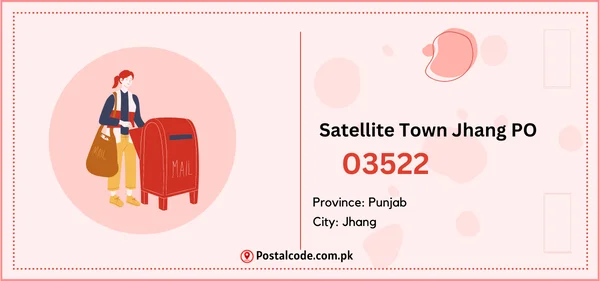 Satellite Town Jhang PO Postal Code