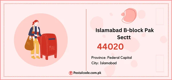 Islamabad B-block Pak Sectt Postal Code