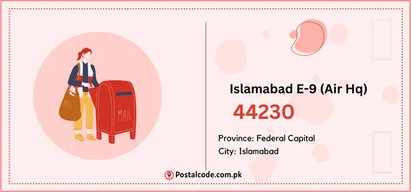 Islamabad E-9 (Air Hq) Postal Code