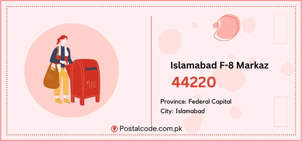 Islamabad F-8 Markaz Postal Code