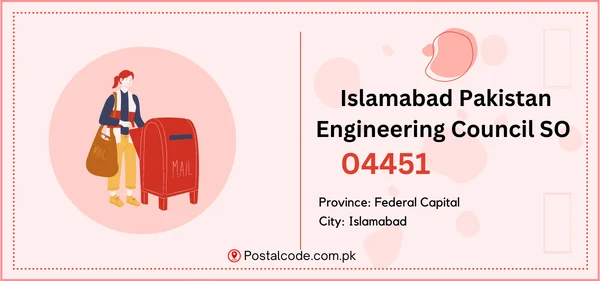 Islamabad Pakistan Engineering Council SO Postal Code