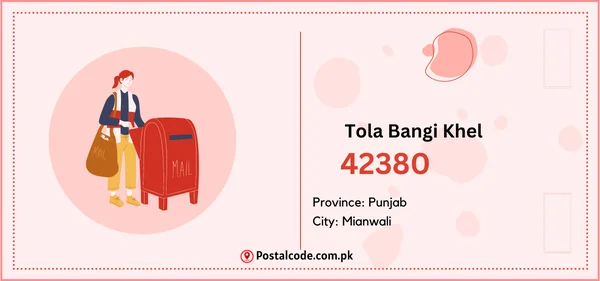 Tola Bangi Khel Postal Code | Post Code | Zip Code 1 Tola Bangi Khel Postal Code